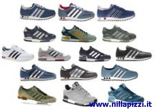 adidas trainer bianche in pelle